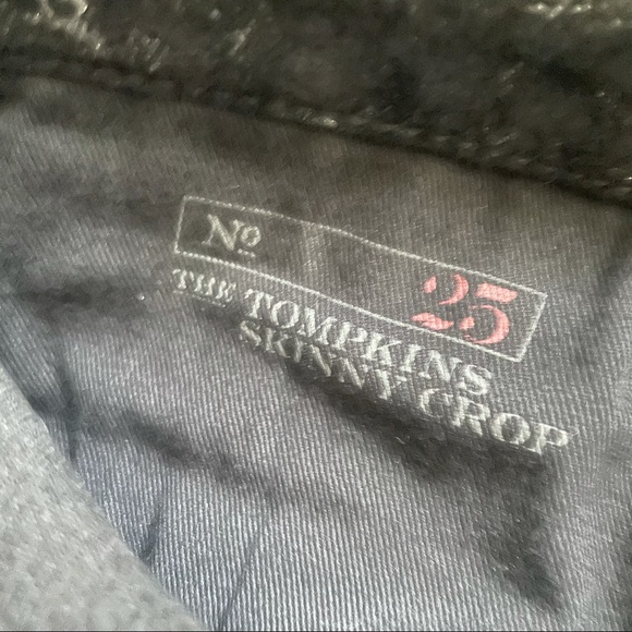 Polo by Ralph Lauren Tompkins Skinny Crop Black/Silver pants - Picture 7 of 10